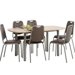 Perfecta Table De Cuisine*Lustra Table de cuisine en stratifié avec allonge