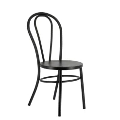 Chaise De Cuisine*MadinaChaise bistrot vintage en métal noir