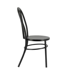 Chaise De Cuisine*MadinaChaise bistrot vintage en métal noir