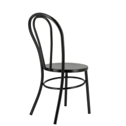 Chaise De Cuisine*MadinaChaise bistrot vintage en métal noir