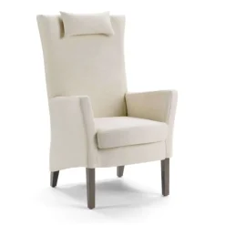 Mobitec Chaise De Salle à Manger|Chaise Salon*Manhattan Uno HD ® Fauteuil dossier haut en tissu et bois