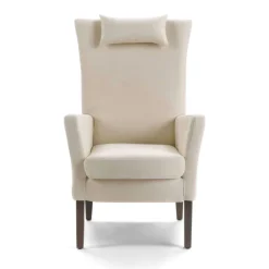 Mobitec Chaise De Salle à Manger|Chaise Salon*Manhattan Uno HD ® Fauteuil dossier haut en tissu et bois