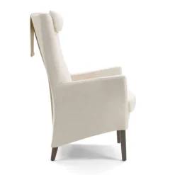 Mobitec Chaise De Salle à Manger|Chaise Salon*Manhattan Uno HD ® Fauteuil dossier haut en tissu et bois