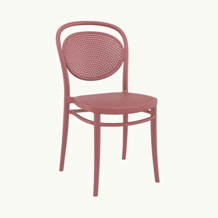 Chaise De Jardin*Marcel Chaise de jardin moderne empilable en polypropylène