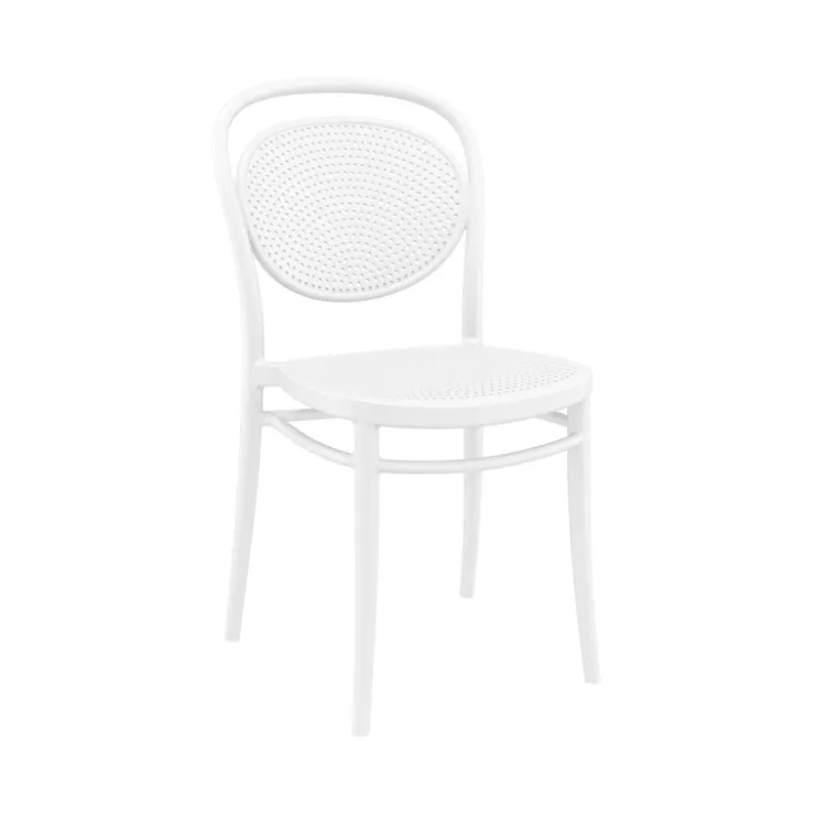 Chaise De Jardin*Marcel Chaise de jardin moderne empilable en polypropylène