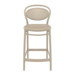Tabouret Snack (assise +/- 65 Cm)|Tabouret De Bar (assise +/- 80 Cm)*Marcel Tabouret snack moderne en polypropylène
