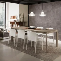 La primavera Table De Salle à Manger*Mario Super Quadrato Table carrée extensible italienne en fénix