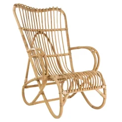 Kok Fauteuil De Salon*MarlèneFauteuil en rotin vintage
