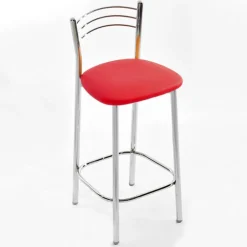 Bailen Tabouret Snack (assise +/- 65 Cm)|Tabouret De Bar (assise +/- 80 Cm)*Marta Tabouret snack de cuisine en métal assise rembourrée