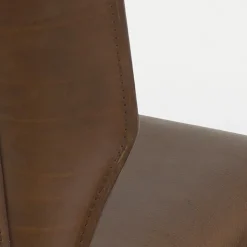 Airnova Chaise De Salle à Manger*Maryl Chaise gainée contemporaine en croûte de cuir