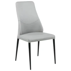 Europea Chaise De Cuisine|Chaise De Salle à Manger*Mathilde Chaise de séjour moderne italienne en synthétique et pieds en métal