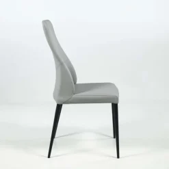 Europea Chaise De Cuisine|Chaise De Salle à Manger*Mathilde Chaise de séjour moderne italienne en synthétique et pieds en métal