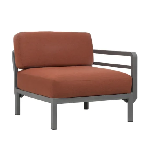 Fauteuil De Jardin*Maximo elemento Fauteuil de jardin équipé d'un accoudoir configurable