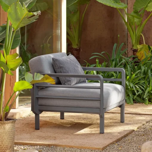Fauteuil De Jardin*Maximo Fauteuil de jardin relax modulable avec accoudoirs