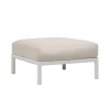 Fauteuil De Jardin*Maximo Pouf de jardin en polypropylène et tissu