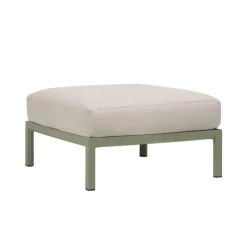 Fauteuil De Jardin*Maximo Pouf de jardin en polypropylène et tissu