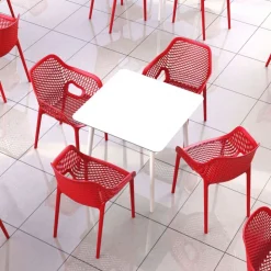 Table De Cuisine|Table Pour Petit Espace*Maya Table carrée en stratifié
