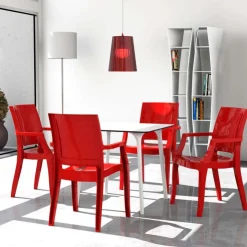 Table De Cuisine|Table Pour Petit Espace*Maya Table carrée en stratifié