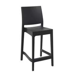 Tabouret Snack (assise +/- 65 Cm)|Tabouret De Bar (assise +/- 80 Cm)*Maya Tabouret snack moderne empilable en polypropylène