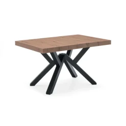 Table De Salle à Manger*Mikado Connubia© Table extensible design en mélaminé avec pieds en bois