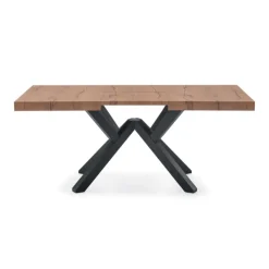 Table De Salle à Manger*Mikado Connubia© Table extensible design en mélaminé avec pieds en bois