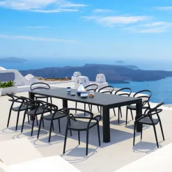 Chaise De Jardin|Fauteuil De Jardin*Mila Fauteuil de jardin design en polypropylène