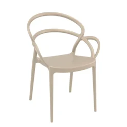 Chaise De Jardin|Fauteuil De Jardin*Mila Fauteuil de jardin design en polypropylène