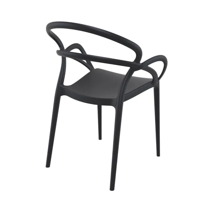 Chaise De Cuisine|Chaise De Salle à Manger*Mila Fauteuil design empilable en polypropylène