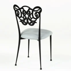 Jayso Chaise De Cuisine|Chaise De Salle à Manger*Milos Chaise provençale en métal assise synthétique rembourrée