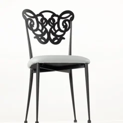 Jayso Chaise De Cuisine|Chaise De Salle à Manger*Milos Chaise provençale en métal assise synthétique rembourrée