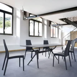 Chaise De Cuisine|Chaise De Salle à Manger*Miranda Chaise empilable en polypropylène