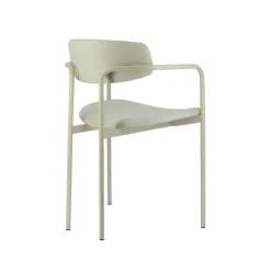 Perfecta Chaise De Salle à Manger|Chaise Salon*Mirror Chaise moderne en tissu avec accoudoirs et pieds en métal