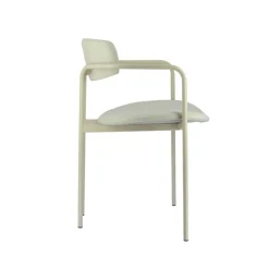Perfecta Chaise De Salle à Manger|Chaise Salon*Mirror Chaise moderne en tissu avec accoudoirs et pieds en métal