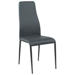 Europea Chaise De Cuisine|Chaise De Salle à Manger*Mirta Chaise de salle à manger italienne en synthétique et métal
