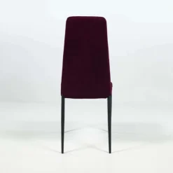 Europea Chaise De Salle à Manger*Mirta Chaise de séjour moderne en tissu et pieds en métal