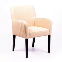 Sessio Chaise De Cuisine|Chaise De Salle à Manger*Moritz line Fauteuil de salon confortable avec dos matelassé et pieds en bois