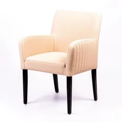 Sessio Chaise De Cuisine|Chaise De Salle à Manger*Moritz line Fauteuil de salon confortable avec dos matelassé et pieds en bois