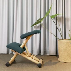 Varier Chaise De Bureau|Chaise Salon*Multi ® Siège de bureau ergonomique en tissu et bois