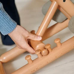 Varier Chaise De Bureau|Chaise Salon*Multi ® Siège de bureau ergonomique en tissu et bois
