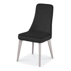 Europea Chaise De Cuisine|Chaise De Salle à Manger*Nadine Chaise de salle à manger italienne en synthétique et pieds en bois massif