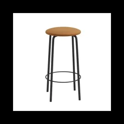 Perfecta Tabouret Snack (assise +/- 65 Cm)|Tabouret De Bar (assise +/- 80 Cm)*Nantes Tabouret snack de cuisine sans dossier en métal et simili