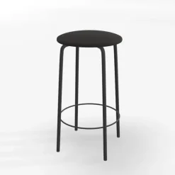 Perfecta Tabouret Snack (assise +/- 65 Cm)|Tabouret De Bar (assise +/- 80 Cm)*Nantes Tabouret snack sans dossier assise en tissu rembourrée
