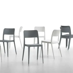 Midj Chaise De Cuisine*Nené ® Chaise moderne en polypropylène