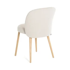 Mobitec Chaise De Salle à Manger|Chaise Salon*Neo ® Chaise cosy confortable en tissu et pieds bois