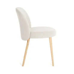 Mobitec Chaise De Salle à Manger|Chaise Salon*Neo ® Chaise cosy confortable en tissu et pieds bois