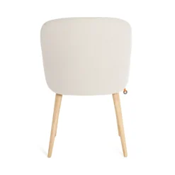 Mobitec Chaise De Salle à Manger|Chaise Salon*Neo ® Chaise cosy confortable en tissu et pieds bois