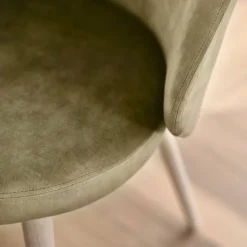 Mobitec Chaise De Salle à Manger|Chaise Salon*Neo ® Fauteuil cosy confortable en tissu et pieds bois