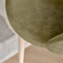 Mobitec Chaise De Salle à Manger|Chaise Salon*Neo ® Fauteuil cosy confortable en tissu et pieds bois