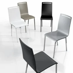 Cancio Chaise De Cuisine*Nera Chaise moderne en métal et bois