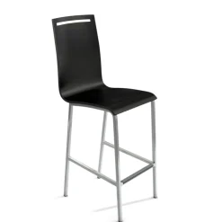 Cancio Tabouret Snack (assise +/- 65 Cm)|Tabouret De Bar (assise +/- 80 Cm)*Nera Tabouret snack en métal et bois hauteur 65 cm